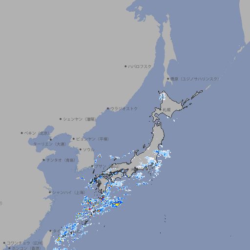 雨雲レーダー
