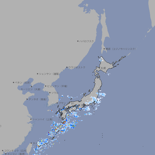 雨雲レーダー