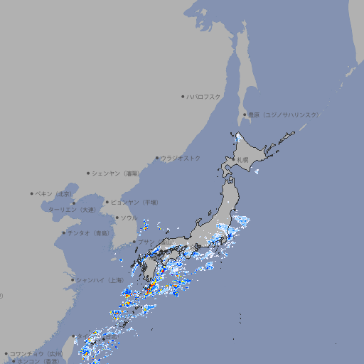 雨雲レーダー