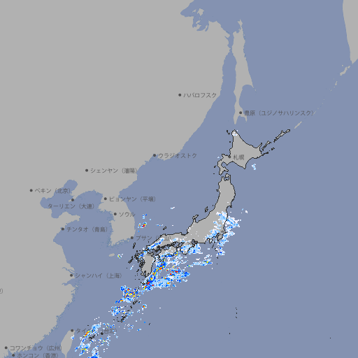 雨雲レーダー
