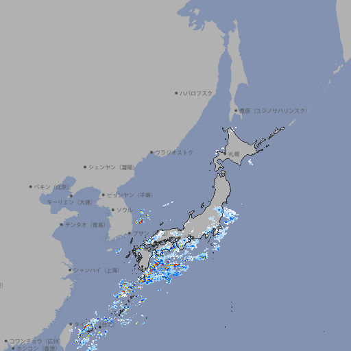 雨雲レーダー