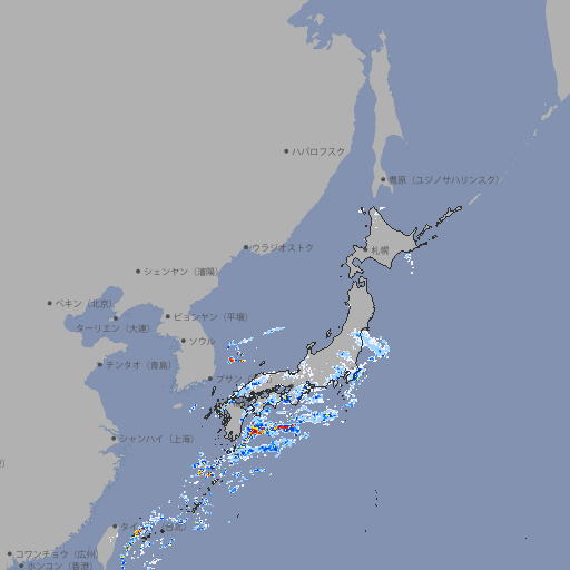 雨雲レーダー