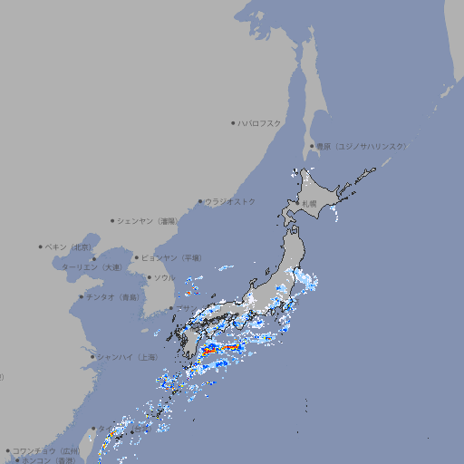雨雲レーダー