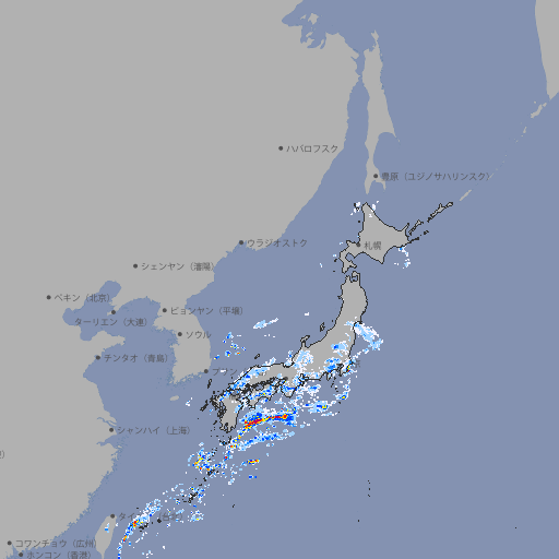 雨雲レーダー