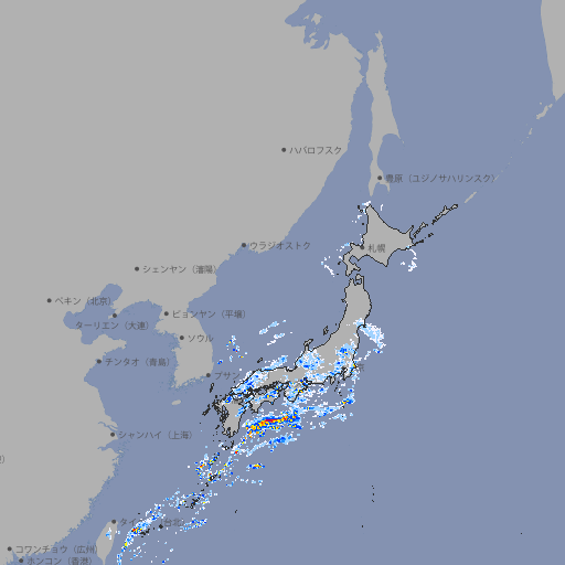 雨雲レーダー