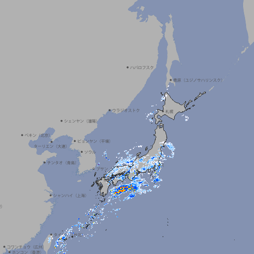雨雲レーダー