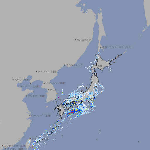 雨雲レーダー