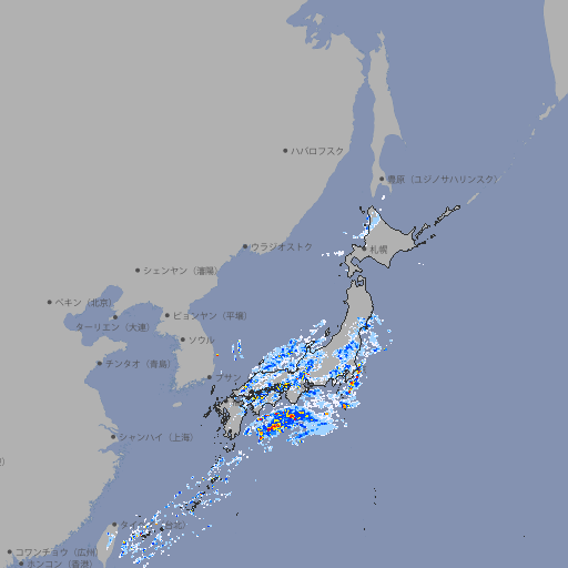 雨雲レーダー