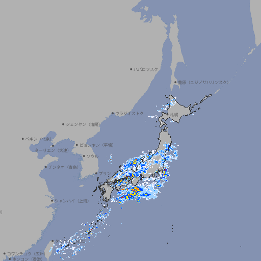 雨雲レーダー