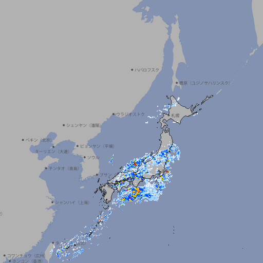 雨雲レーダー