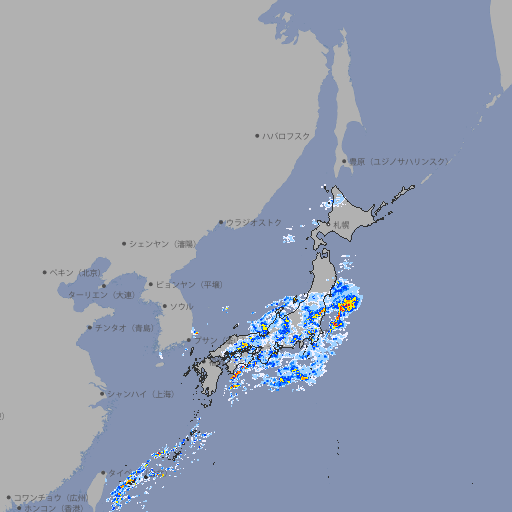 雨雲レーダー
