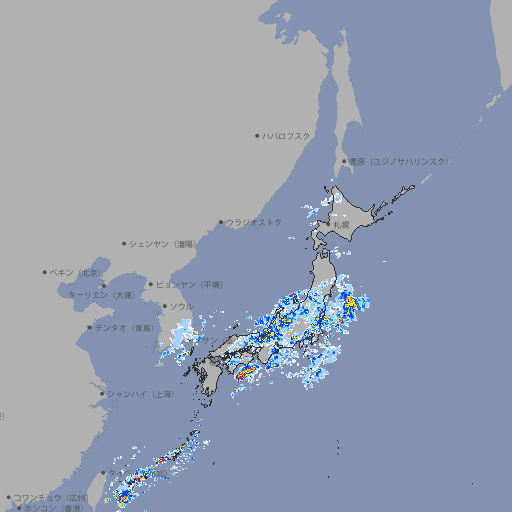 雨雲レーダー