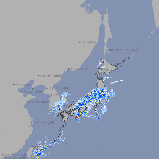 雨雲レーダー