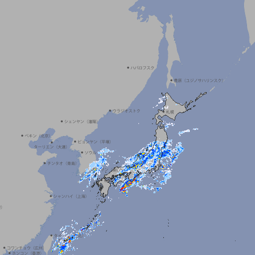 雨雲レーダー