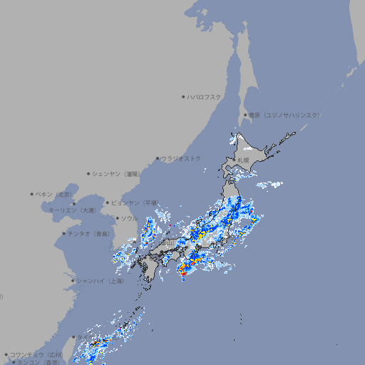 雨雲レーダー