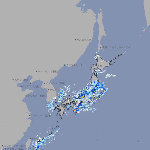 雨雲レーダー