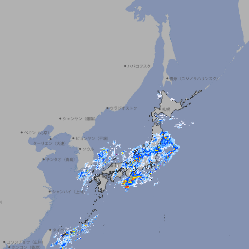 雨雲レーダー