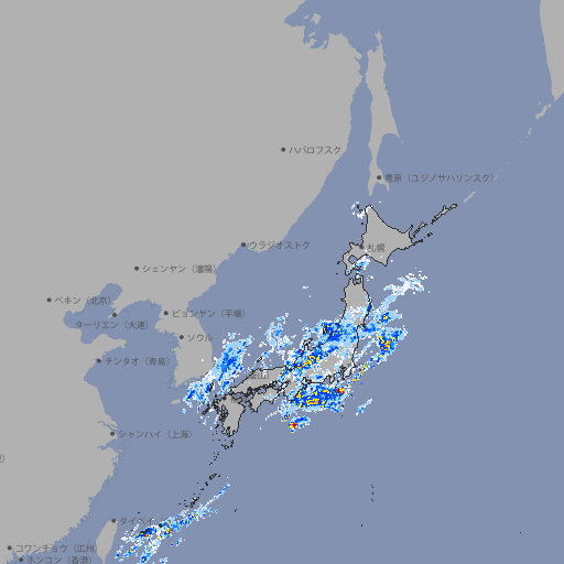 雨雲レーダー