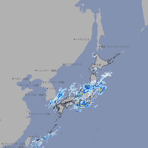 雨雲レーダー
