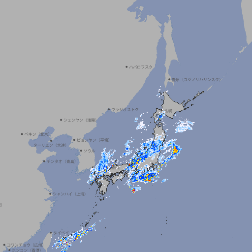 雨雲レーダー