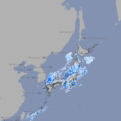 雨雲レーダー