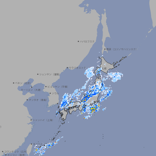 雨雲レーダー