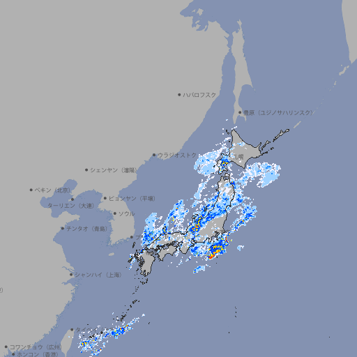 雨雲レーダー