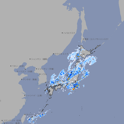 雨雲レーダー