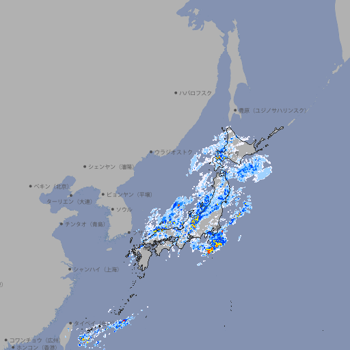 雨雲レーダー