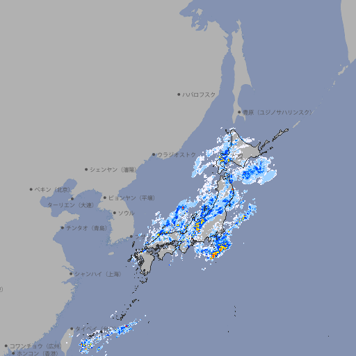 雨雲レーダー