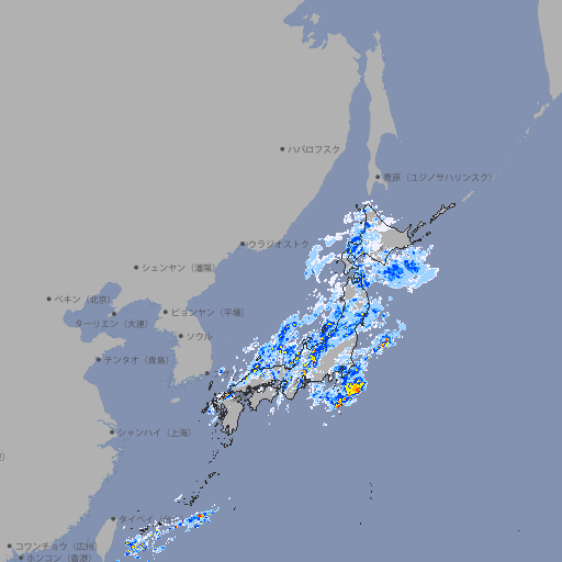 雨雲レーダー