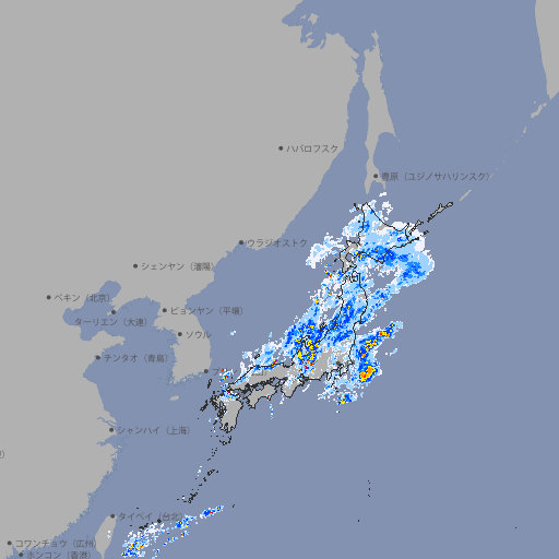 雨雲レーダー