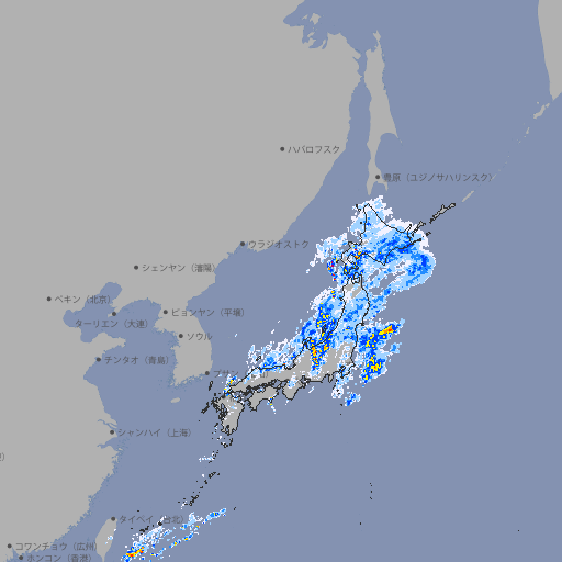 雨雲レーダー