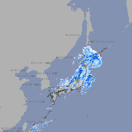 雨雲レーダー