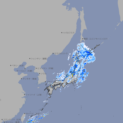 雨雲レーダー