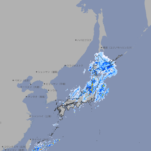 雨雲レーダー