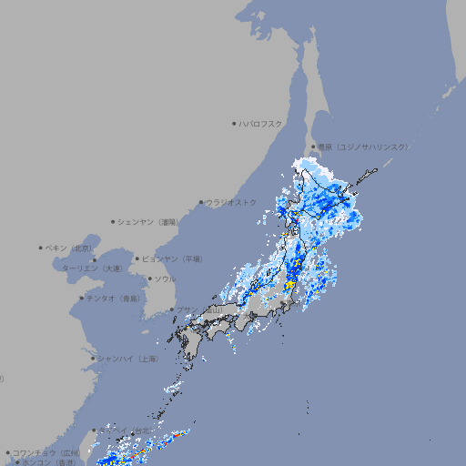 雨雲レーダー