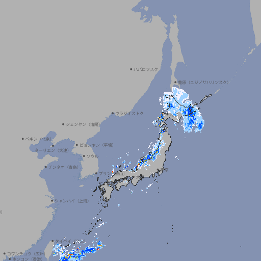 雨雲レーダー