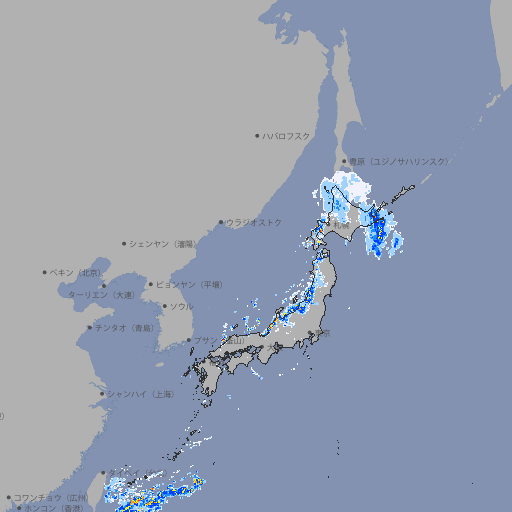 雨雲レーダー