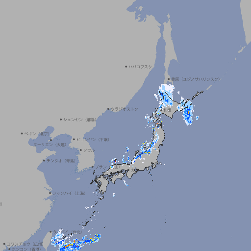 雨雲レーダー