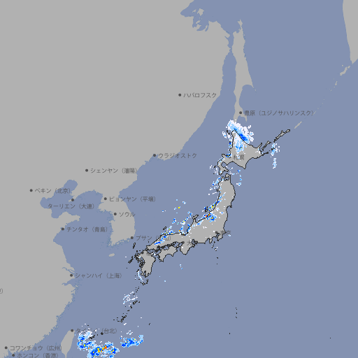 雨雲レーダー