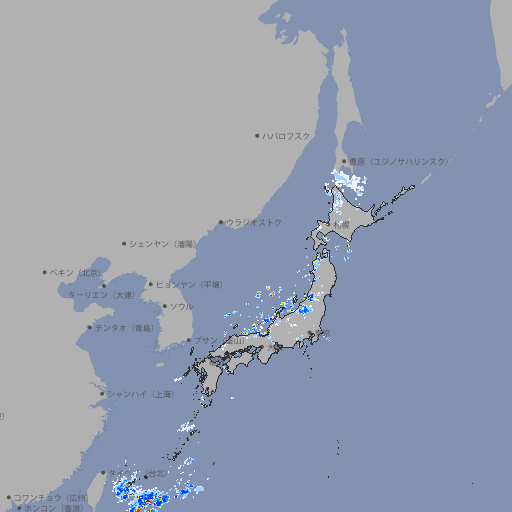雨雲レーダー