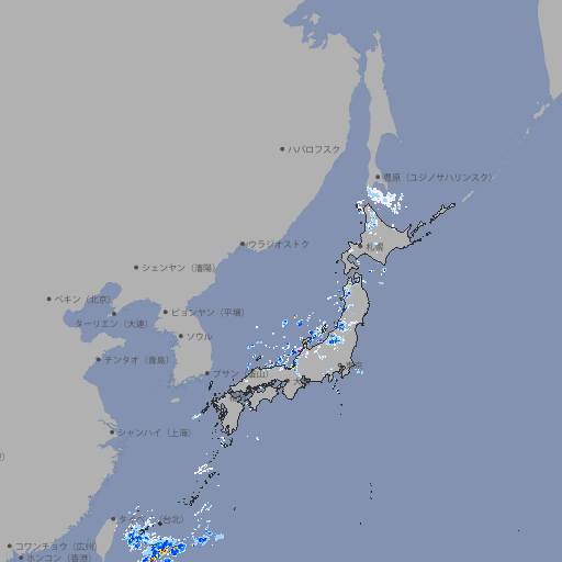 雨雲レーダー
