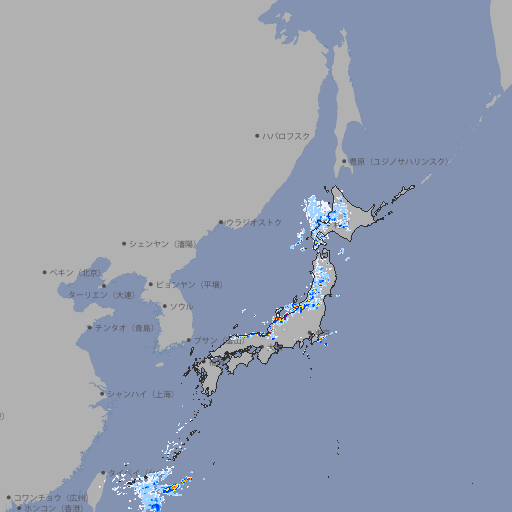 雨雲レーダー