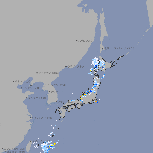 雨雲レーダー