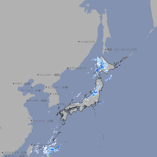 雨雲レーダー