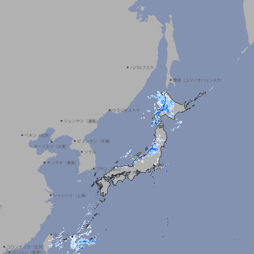 雨雲レーダー