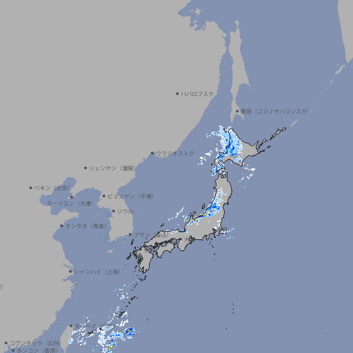雨雲レーダー