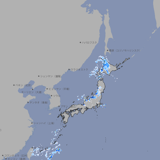 雨雲レーダー