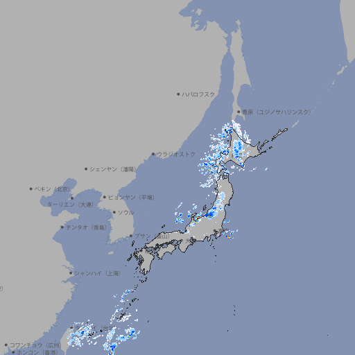 雨雲レーダー